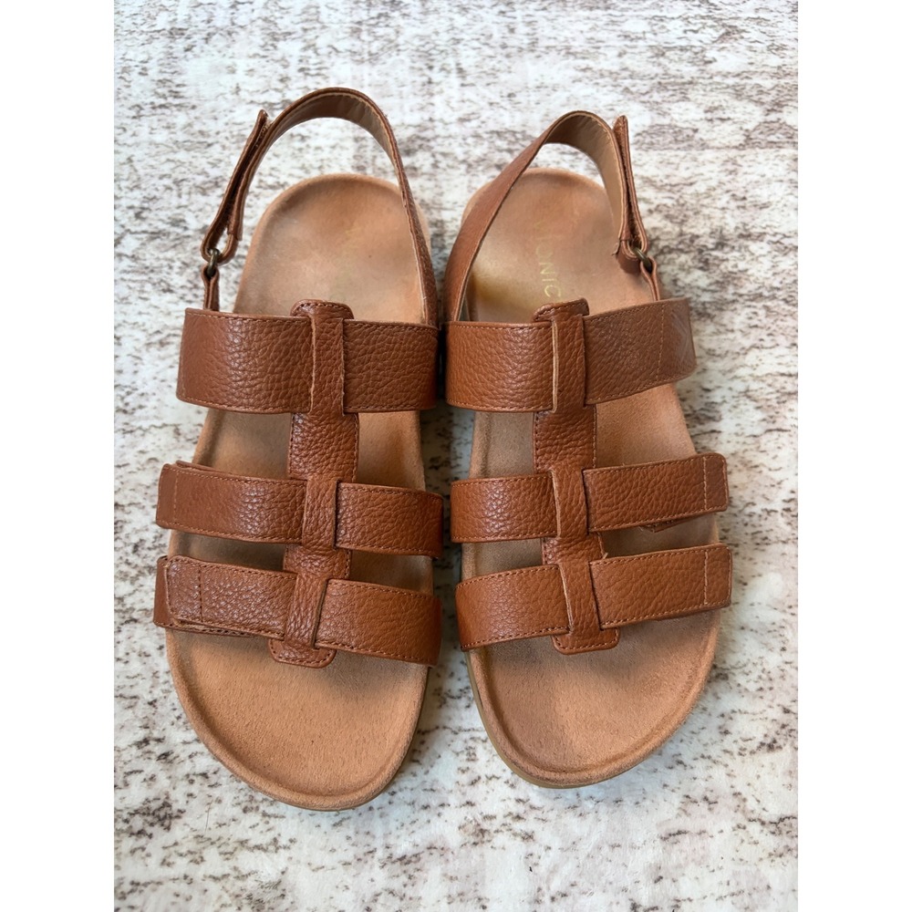 Vionic Eureka Strappy Sandals Brown Size 8